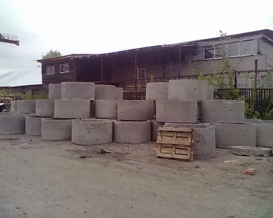 фото Кольца колодца бетонные