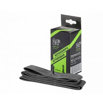 Фото №0 Велокамера NTG 24"x1.95"/2.125" автовентиль, в инд. упаковке