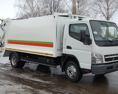 фото Мусоровоз c задней загрузкой МC-4 на шасси Mitsubishi FUSO CANTER FE85D