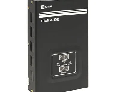 фото EKF Стабилизатор напряжения настенный TITAN W-1000 EKF PROxima