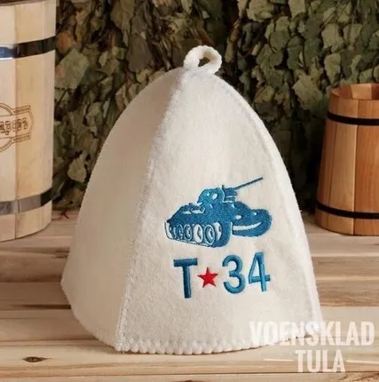 Фото №0 Шапка для бани Т-34