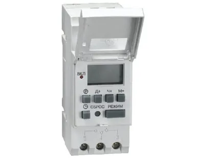 фото Таймер цифровой ТЭ15 16А 230V на DIN-рейку IEK