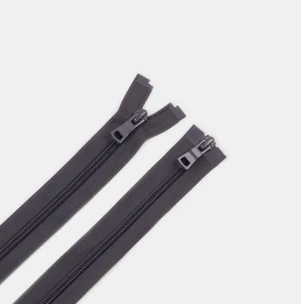 Фото №0 Молния спираль Т7 120см 2 бег. т.серый