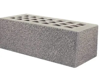 фото Кирпич лицевой керамический «Серый» «Пена» пустотелый утолщенный