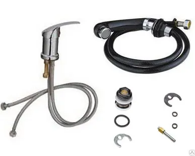 фото Комплект смесителя для парикмахерских моек