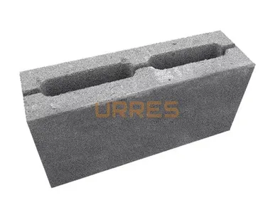 фото Керамзитоблок перегородка 2Щ М-35 390*90*188, 152шт/м3 (1450 кг/м3), (144 на поддоне)