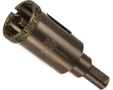 фото Коронка алмазная 25 мм с центр.сверлом по керамике и кафелю, TRIO-DIAMOND