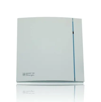 Фото №0 Осевой накладной вентилятор SILENT 100 CRZ Design белый c таймером Soler&Palau
