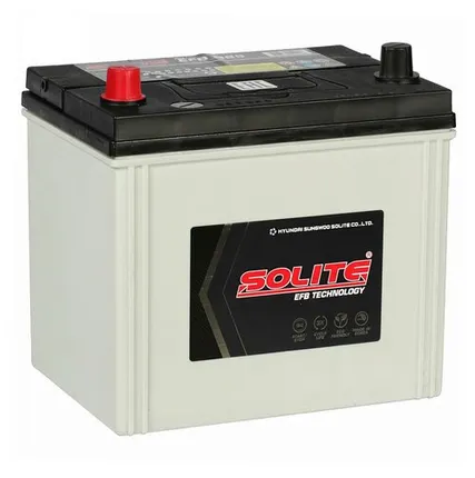 Фото №0 Аккумулятор SOLITE EFB Q85R Asia 70 Ач п.п.