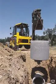 Фото №0 Копка выгребных (сливных) ям + монтаж колец