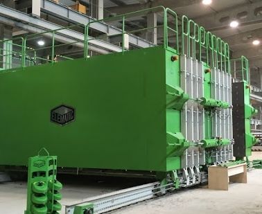фото Кассетная установка ЖБИ Weckenmann, Elematic, Tecnocom, Olmet для стеновых панелей и плит перекрытия