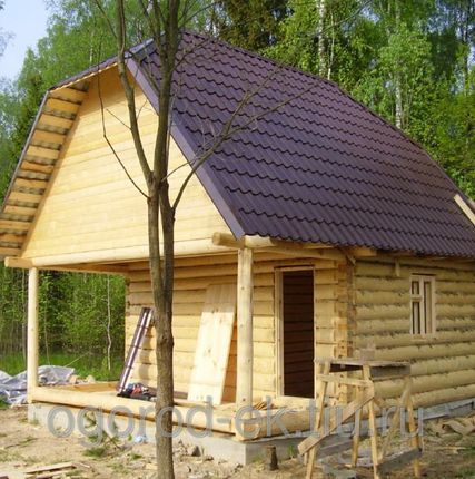 Фото №0 Русская Баня. Размер: 5х4 + монтаж + кровля