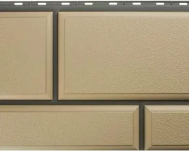 фото Фасадная панель Камень Флорентийский (слоновая кость)