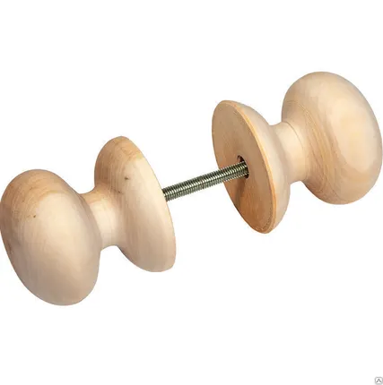 Фото №0 Ручка дверная круглая 55мм, 2 шт. в комплекте (БШ) //10