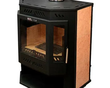 фото Камин Бранденбург Призма с верхним дымоходом (до 140 м2)