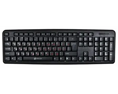 фото Клавиатура проводная Oklick 90M, USB, Black
