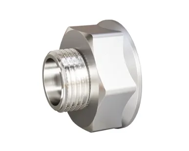 фото Переход LD Pride DN50х40 (2"ВР х 1 1/2"НР) латунь никель