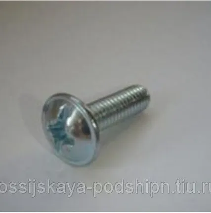 Фото №0 Винт с полукруглой головкой и фланцем (мебельный) DIN 967