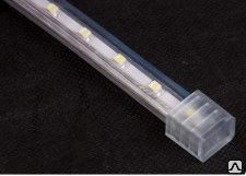 фото Светодиодная лента 220V 3528 60LED/м, Холодно-белая IP67 (MVS-3528/60-IP68)
