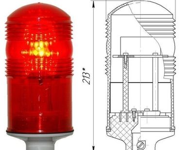фото Заградительный огонь низкой интенсивности ЗОМ-48LED&gt;32cd, тип Б