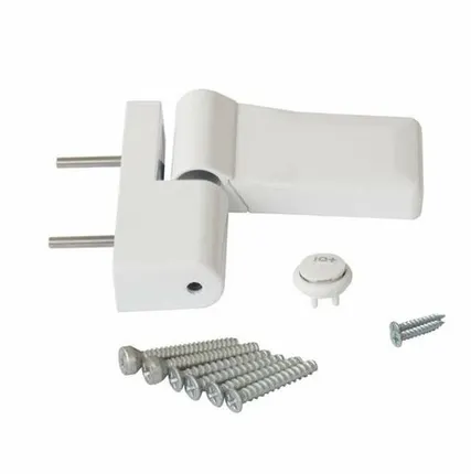 Фото №0 Петля дверная Elementis серия IQ-Plus белая 19-22 мм