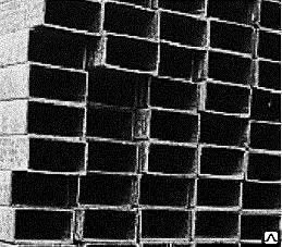 фото Труба нержавеющая прямоугольная 60х30х2 AISI 304 шлифованная