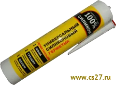 Фото №0 Герметик силиконовый универсальный (прозрачный) Ремонт на 100%