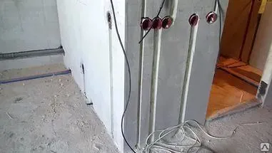 Фото №0 Штроба в гипсе