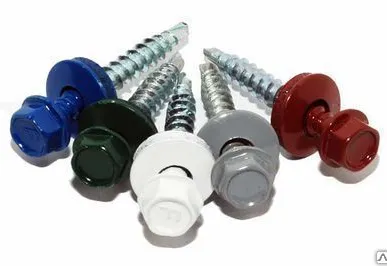 фото Саморез 4.8х28 ПРЕМИУМ цветной (Польша)