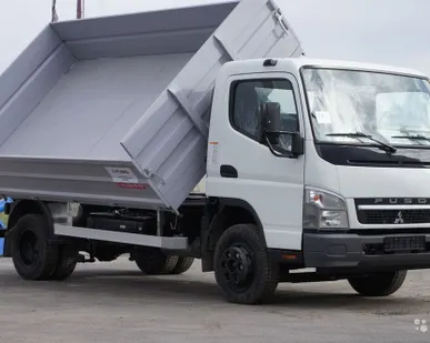 фото Mitsubishi Fuso самосвал с 3-х сторонней разгрузкой