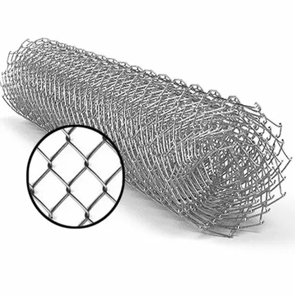 Фото №0 Сетка рабица 10х2м, ячейка 50х50мм, цинк