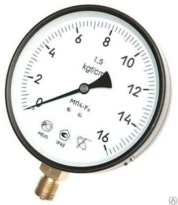 Фото №0 Манометр МП100 10кгс/см2 М20х1,5