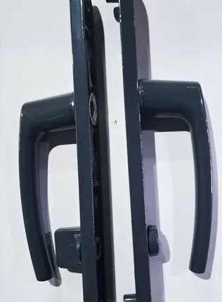 Фото №0 Гарнитур нажимной с подпружиниванием Mezut WC 25/90 антрацит RAL7016