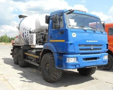 фото Автобетоносмеситель 9 куб 58146 Т на шасси КАМАЗ-43118-3017-46