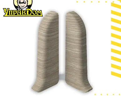 фото Плинтус Lexida Соединитель Лексида Торцевая пара 277 Сосна пиренейская