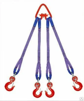 Фото №0 Строп текстильный четырехветвевой 4СТ 3 т 6 м