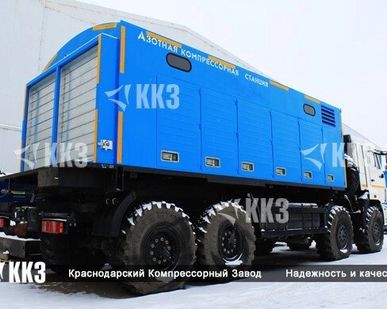 фото Участие в добыче нефти и газа с помощью азотных компрессорных станций