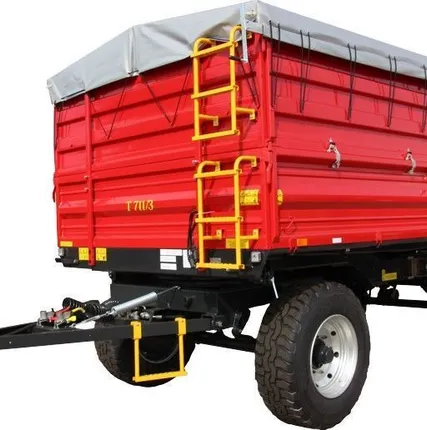 Фото №0 Прицеп тракторный самосвальный Т-711/3 (12т) вн. ширина 2,42 м