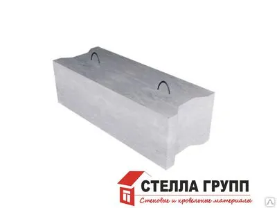 Фото №0 Фундаментные блоки железобетонные ФБС 24-6-6 2400х600х600мм