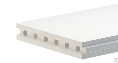 фото Гипсовая пазогребневая плита ПГП обыкн./пустотел.