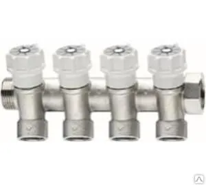 Фото №0 Коллектор  3 выхода 3/4*1/2 Itap, регулируемый