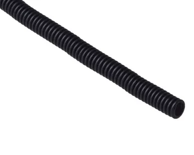 фото Труба гофрированная ПНД d16мм легкая с протяжкой черн. (уп.20м) Ruvinil 21601(20)