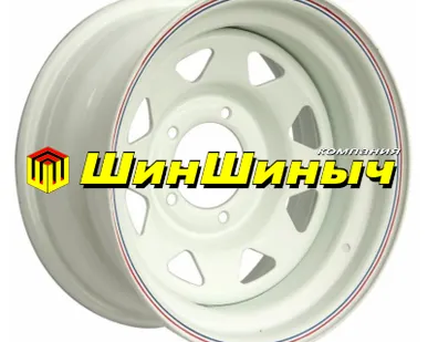 фото 7x16/5x139,7 ET0 D110 УАЗ (треуг. мелкий) белый