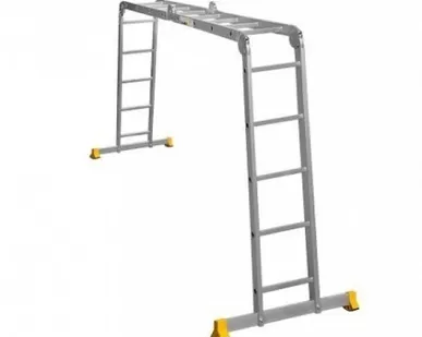 фото Лестница четырехсекционная шарнирная Алюмет Т4 445 АЛЮМЕТ