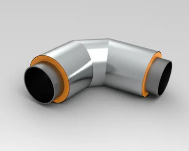 фото Отвод с тепловой рубашкой (Отвод в отводе)