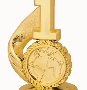 фото Фигурка - приз - награда 1, 2, 3 место с надписью на каменном основании