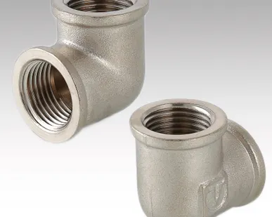 фото Угольник никелированный внутренняя резьба 50 (2&quot;)