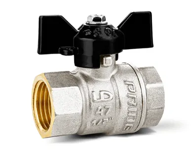 фото Кран шаровой латунный LD Pride внутренняя/внутренняя бабочка