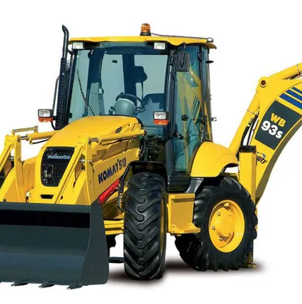 Фото №0 Экскаватор-погрузчик Komatsu WB 93 S б/у 2008, 1550 м/ч, колеса 50-60 %,