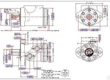 фото Героторный гидромотор 151-7080 OMP 25 Sauer-Danfoss контейнеровоз Скания